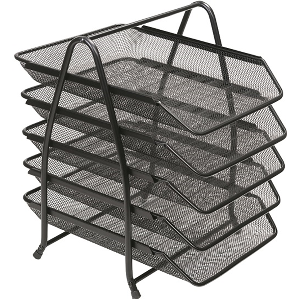 KRAF PERFORE EVRAK RAFI METAL KATLI SİYAH