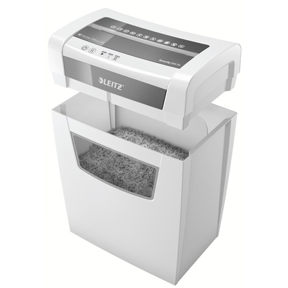 LEITZ EVRAK İMHA MAKİNESİ IQ HOME & OFFICE P4 8009 10 YAPRAK KAPASİTELİ