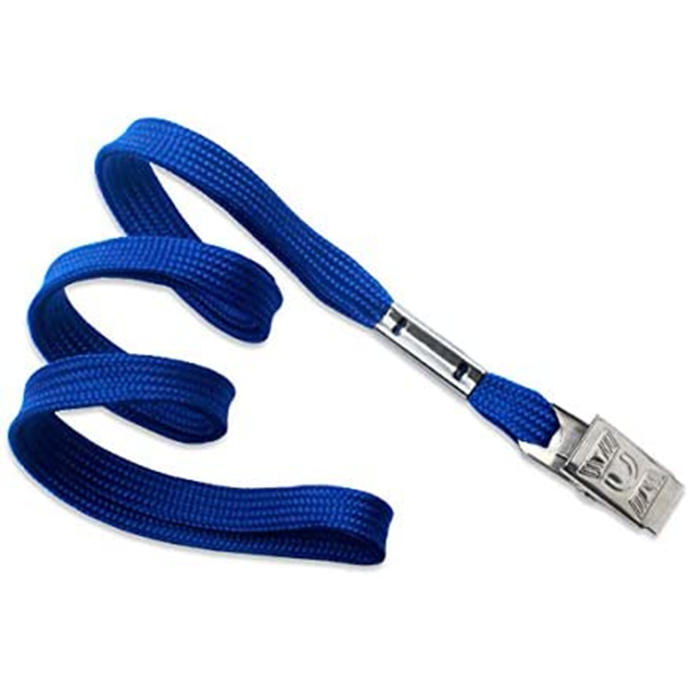 KRAF KART ASKI İPİ METAL KLİPS MAVİ 510G