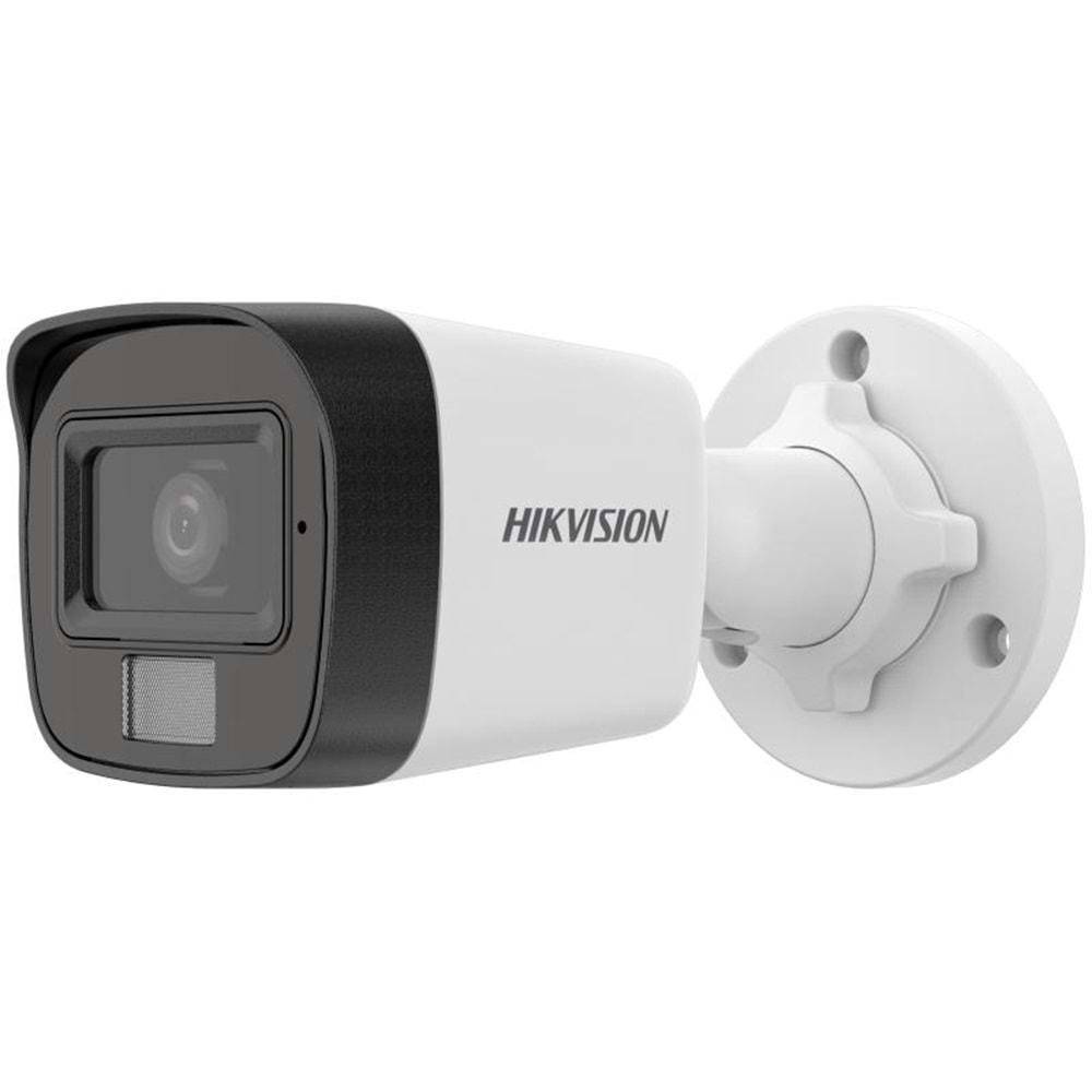 HIKVISION DS-2CD1021G2-LIUF 2MP 2.8MM 20MT DAHİLİ SESLİ H265 IP67 SMART HYRBID LIGHT BULLET IP KAMER