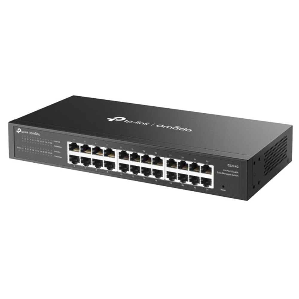 TP-LINK OMADA ES224G 24 PORT GIGABIT EASY YÖNETLEBİLİR METAL KASA SWITCH 