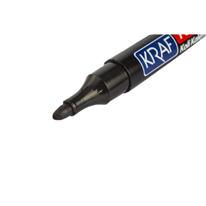 KRAF PERMANENT MARKÖR YUVARLAK UC 220 SİYAH 12'Lİ