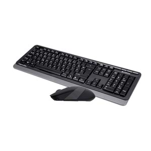 A4 TECH FG1010 2.4G KABLOSUZ F USB GRİ TR FN-MM KLV+OPT. MOUSE 2000DPİ