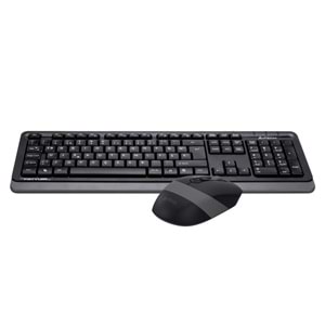 A4 TECH FG1010 2.4G KABLOSUZ F USB GRİ TR FN-MM KLV+OPT. MOUSE 2000DPİ