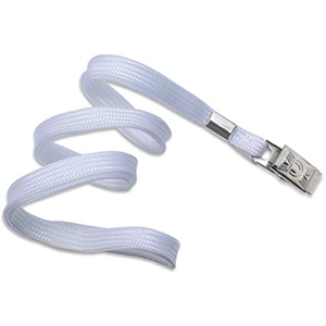 KRAF KART ASKI İPİ METAL KLİPS BEYAZ 510G