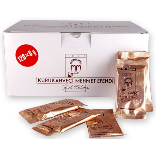 MEHMET EFENDİ TÜRK KAHVESİ 6g x 120 ADET TEK FİNCANLIK