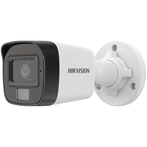 HIKVISION DS-2CD1021G2-LIUF 2MP 2.8MM 20MT DAHİLİ SESLİ H265 IP67 SMART HYRBID LIGHT BULLET IP KAMER