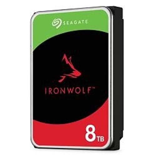8 TB SEAGATE 3.5 IRONWOLF SATA3 5400RPM 256MB ST8000VN002 (3 YIL RESMI DIST GARANTILI) 