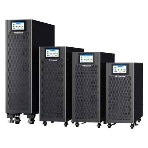 TESCOM TEOS 330 30KVA 3F/3F (60X7AH) RS-232 6/15 DK LCD ONLINE UPS (TRIFAZE) 