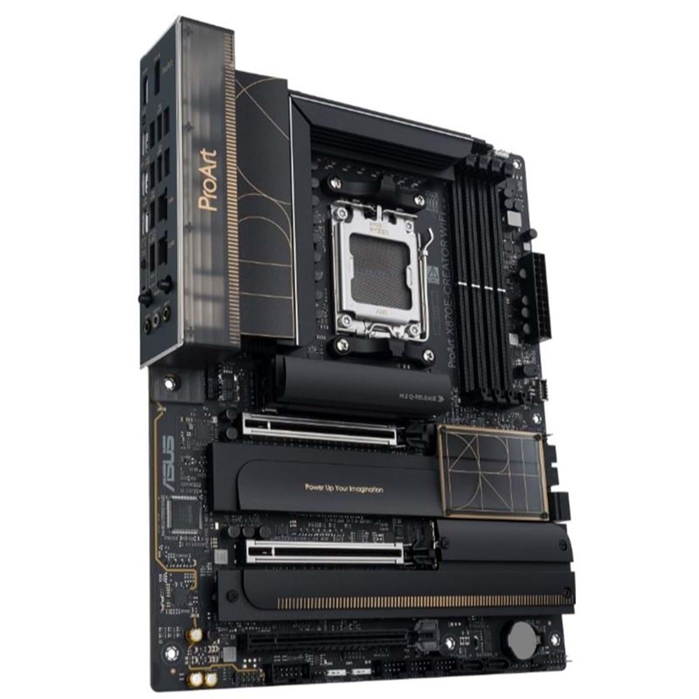 ASUS PROART X870E-CREATOR WIFI DDR5 8000MT/S 1XHDMI TYPE-C 4XM.2 ATX AM5 (AMD AM5 9000/8000/7000 SERİLERİ İLE UYUMLU) 