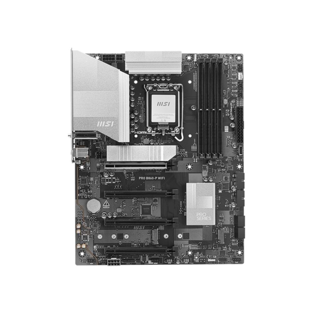 MSI PRO B860-P WIFI DDR5 8800MT/S 1XHDMI 1XDP 3XM.2 ATX 1851P (INTEL ULTRA PROCESSORS SERIES 2) 