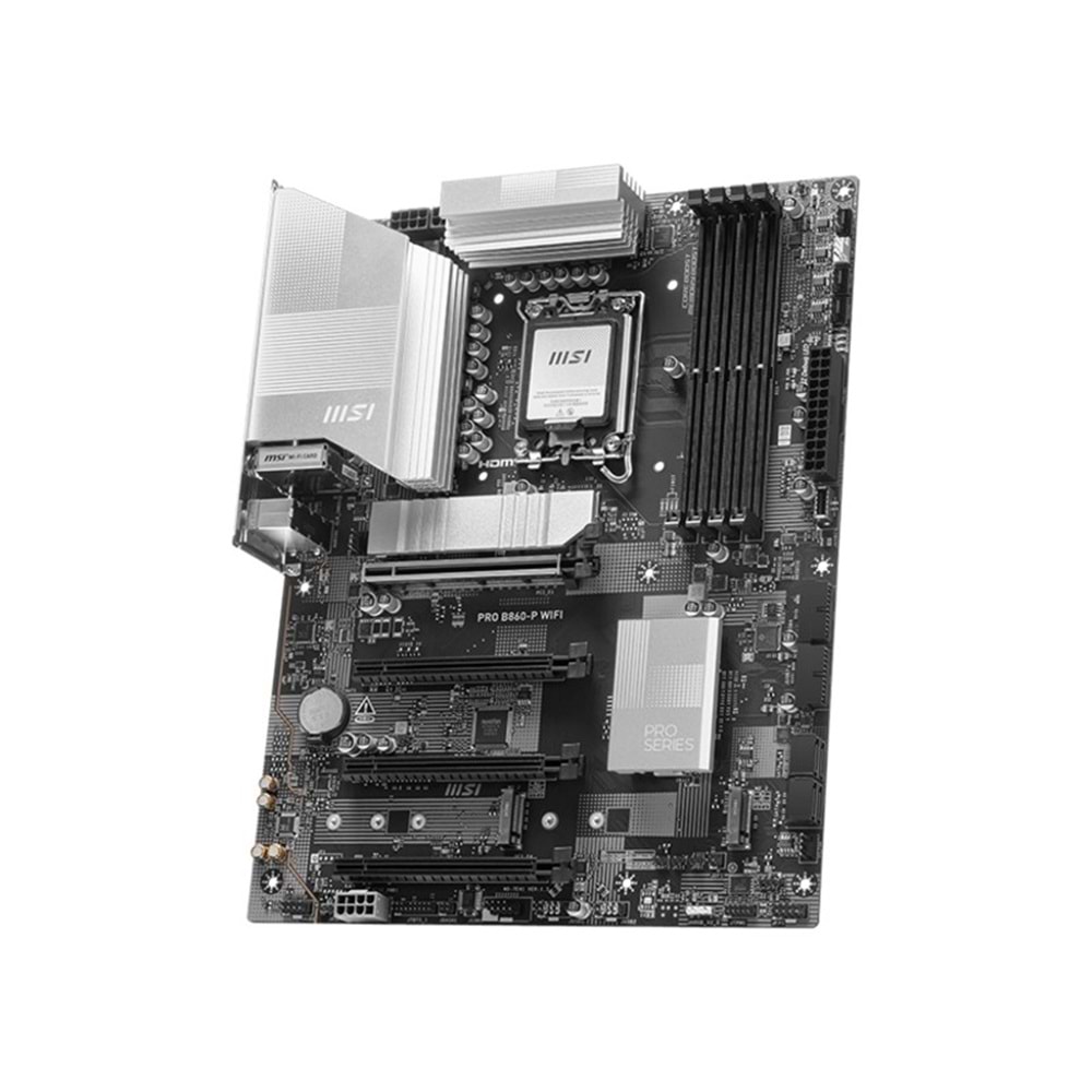 MSI PRO B860-P WIFI DDR5 8800MT/S 1XHDMI 1XDP 3XM.2 ATX 1851P (INTEL ULTRA PROCESSORS SERIES 2) 