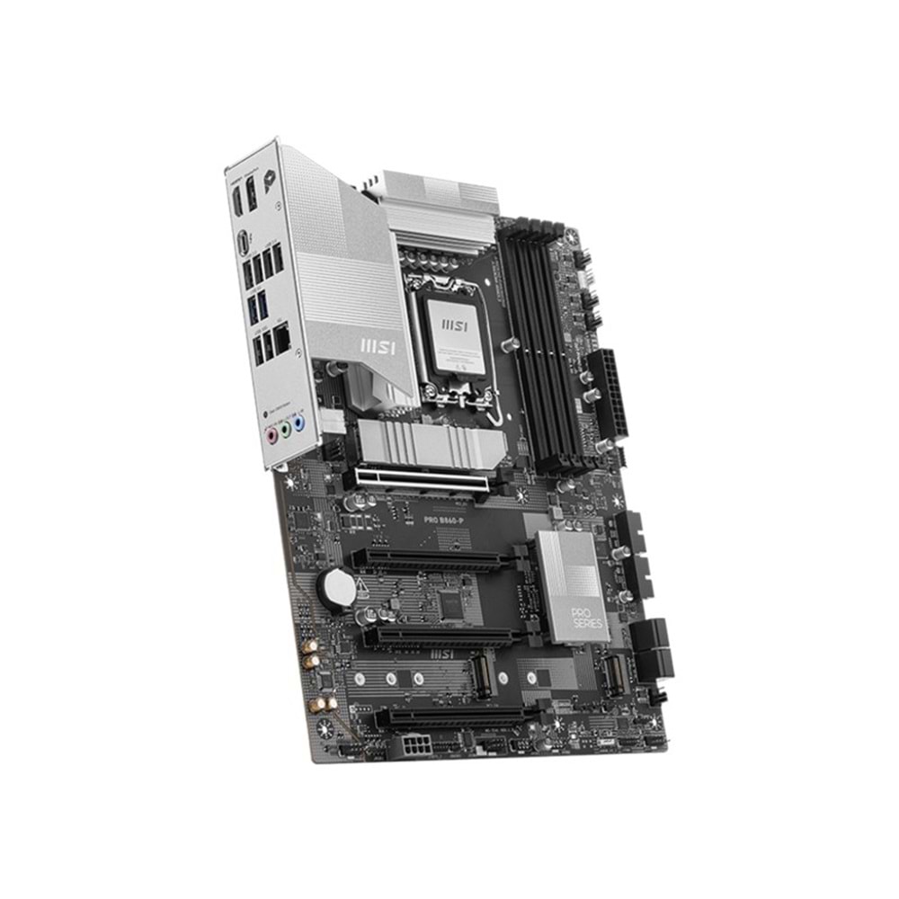 MSI PRO B860-P DDR5 8800MT/S 1XHDMI 1XDP 3XM.2 ATX 1851P (INTEL ULTRA PROCESSORS SERIES 2) 