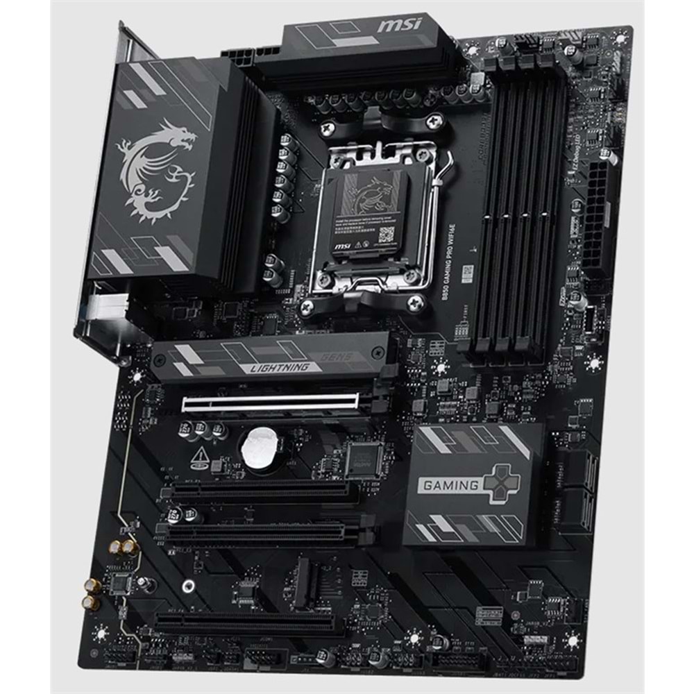 MSI MB B850 GAMING PRO WIFI6E DDR5 8200MT/S 1XHDMI 1XDP 2XM.2 USB ATX AM5 (AMD AM5 9000/8000/7000 SERİLERİ İLE UYUMLU) 