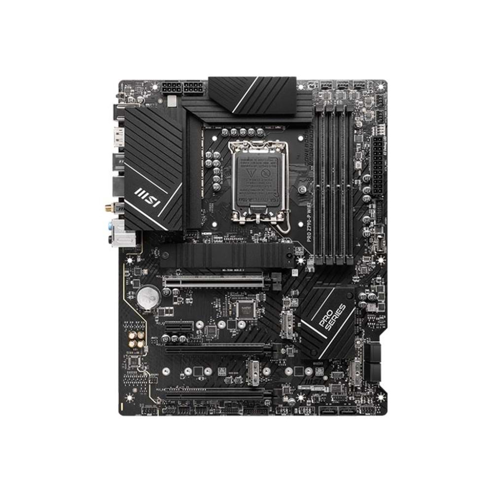 MSI PRO Z790-P WIFI DDR5 7000MHZ 1XHDMI 1XDP 4XM.2 USB 3.2 ATX 1700P (12. / 13. VE 14. NESİL İŞLEMCİ UYUMLU) 