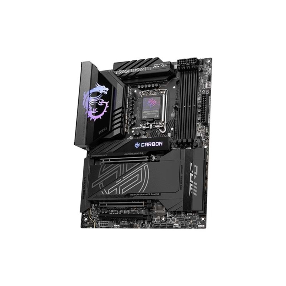 MSI MPG Z890 CARBON WIFI DDR5 9200MHZ 1XHDMI 5XM.2 ATX 1851P (INTEL ULTRA PROCESSORS SERIES 2) 
