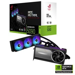 ASUS GEFORCE ROG-ASTRAL-LC-RTX5090-O32G-GAMING 32GB GDDR7 512BIT 2XHDMI 3XDP EKRAN KARTI 