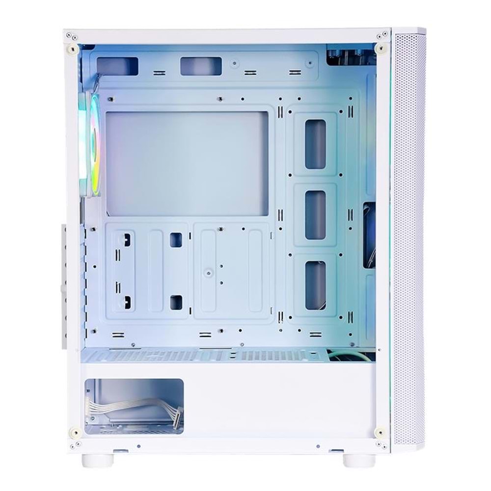 FRISBY CM-106 650W 80+ DOUBLE ARGB GAMING BEYAZ MESH KASA 