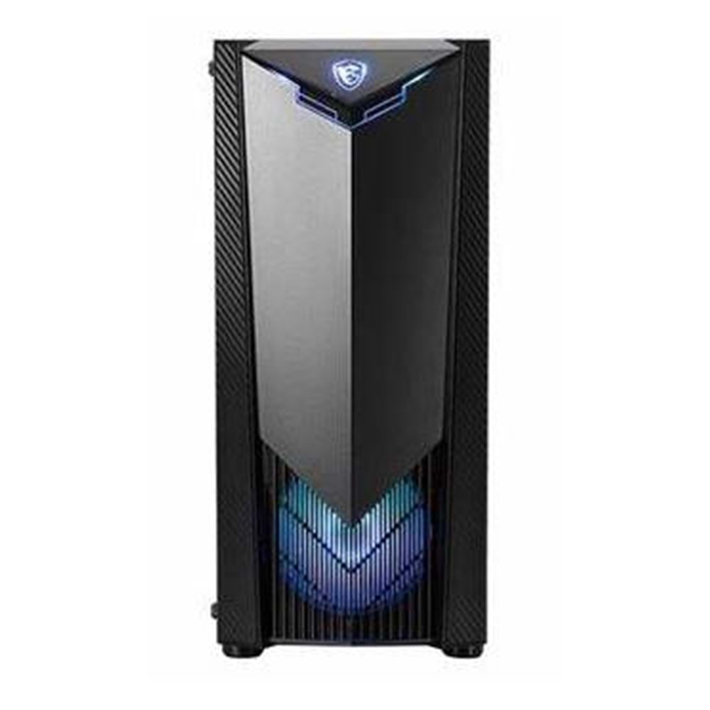 MSI MAG SHIELD 110R TEMBERLI CAM 2X120MM ARGB FAN PSU YOK GAMING SİYAH KASA 