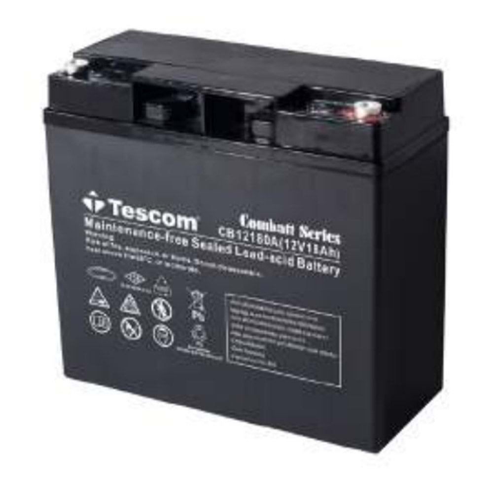 TESCOM COMBATT CBL12-18 12V 18AH TAM BAKIMSIZ KURU AKÜ 