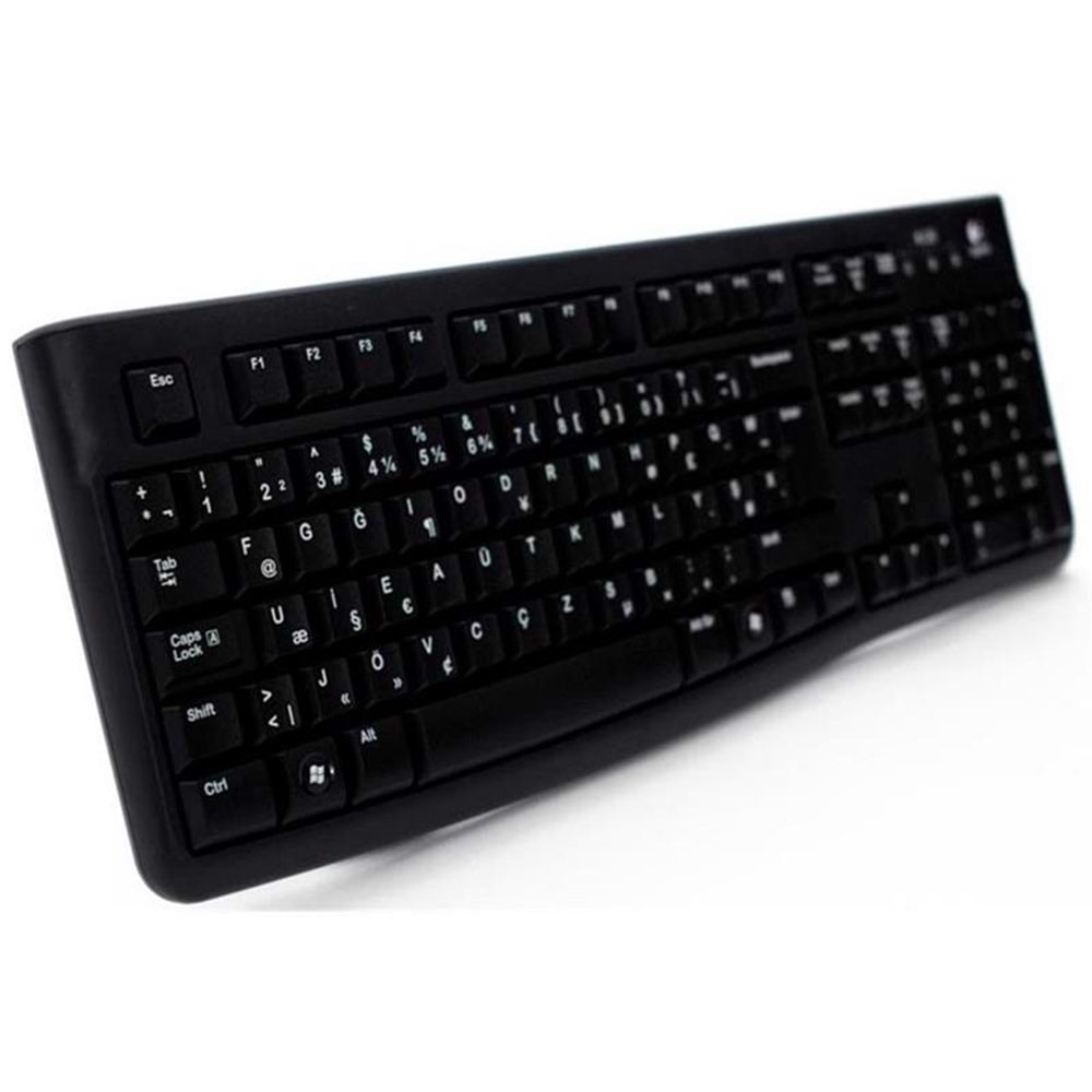 LOGITECH K120 F USB KLAVYE SIYAH 920-004163 KABLOLU 