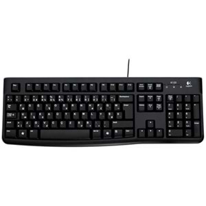 LOGITECH K120 F USB KLAVYE SIYAH 920-004163 KABLOLU 