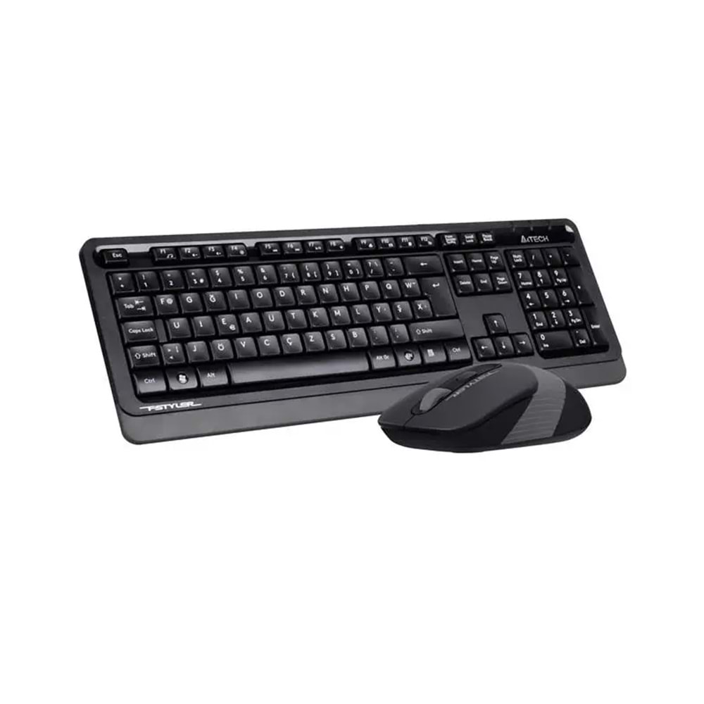 A4 TECH FG1010 GRİ F MM 2.4G KABLOSUZ KLAVYE MOUSE SET 