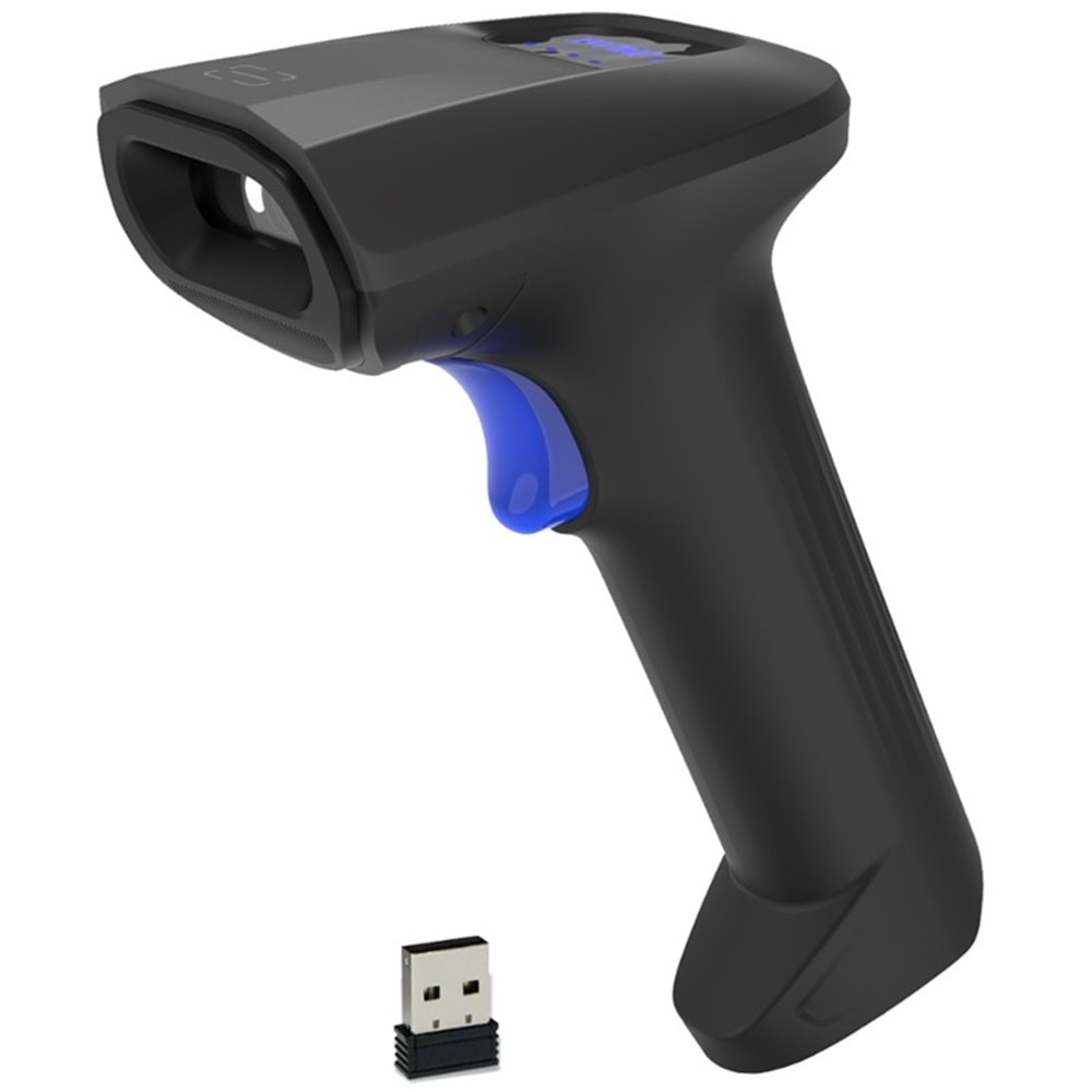 SUNLUX RW10 2D KAREKOD KABLOSUZ BARKOD OKUYUCU + WIFI USB DONGLE 