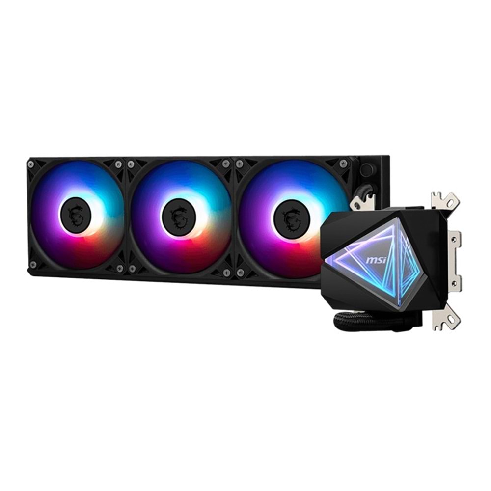 MSI MAG CORELIQUID I360 360MM 3 FANLI CPU SIVI SOĞUTUCU (LGA 1150/1151/1155/1156/1200/1700/AM4/AM5 UYUMLU) 