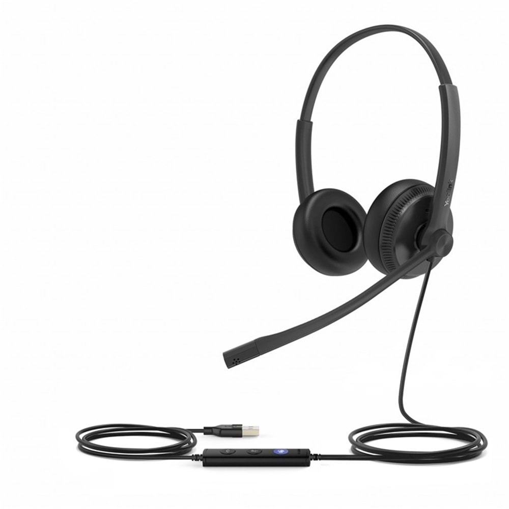 YEALINK UH34 TEAMS UYUMLU ÇİFT TARAFLI TAÇLI USB KULAKLIK 