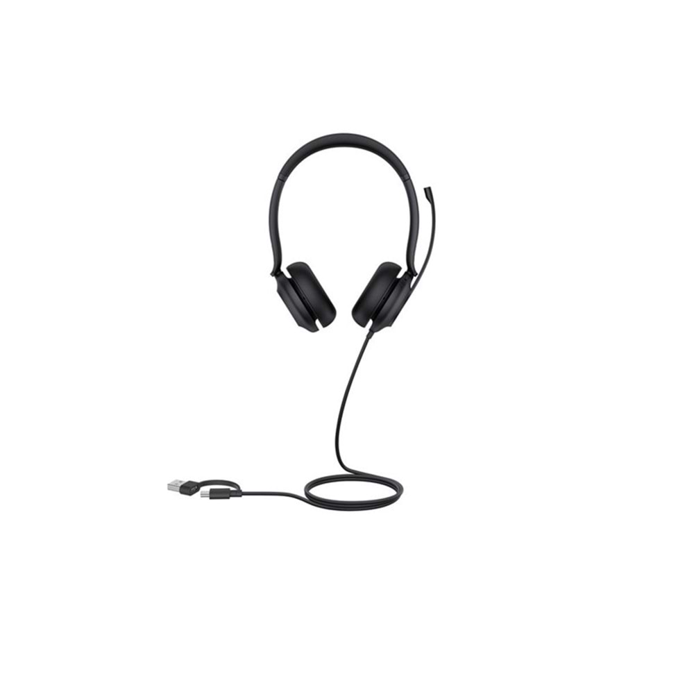 YEALINK UH35 DUAL UC USB-C/A TEAMS UYUMLU ÇİFT TARAFLI TAÇLI KULAKLIK 