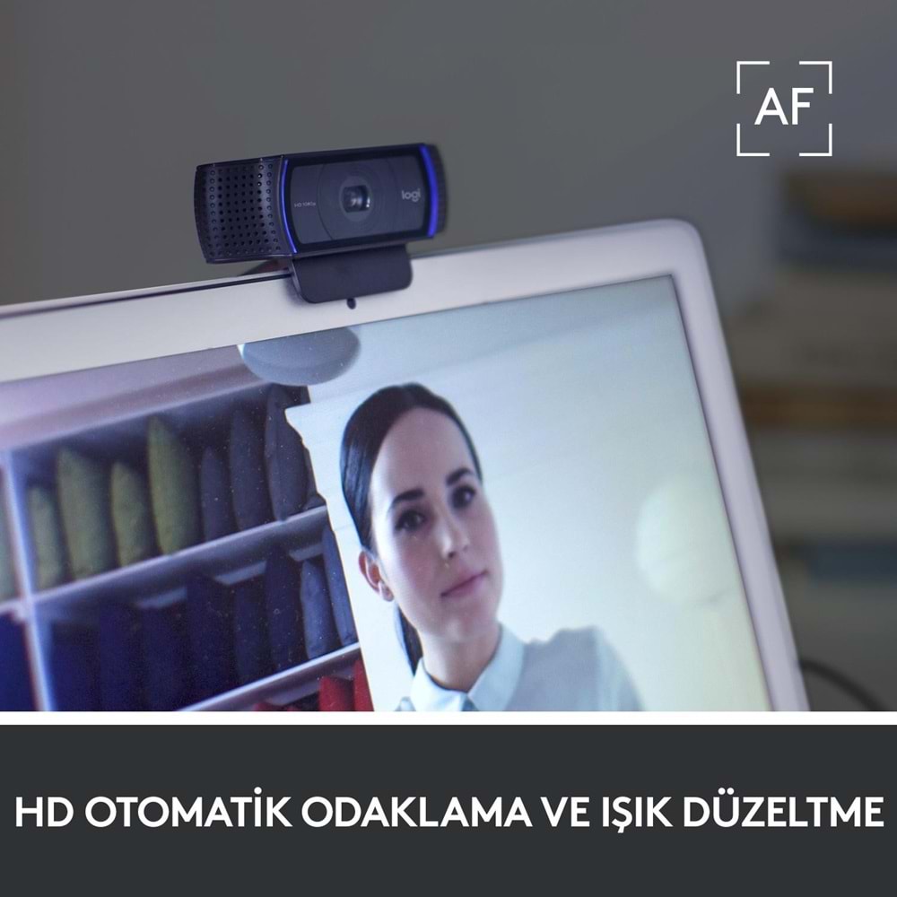 LOGITECH C920S HD PRO WEBCAM SİYAH 960-001252 