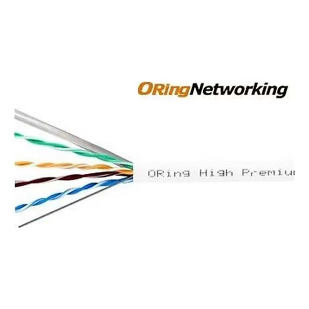 ORING RW-U0605WH U/UTP CAT6 23AWG LSZH 250MHZ 500 METRE BAKIR BEYAZ RENK NETWORK KABLOSU 