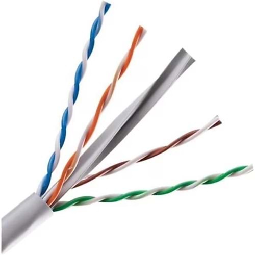 SENSEI SC-500LZSH 500METRE 23AWG 350MHZ U/UTP %100 BAKIR CAT6 HALOJEN FREE GRI RENK KABLO 