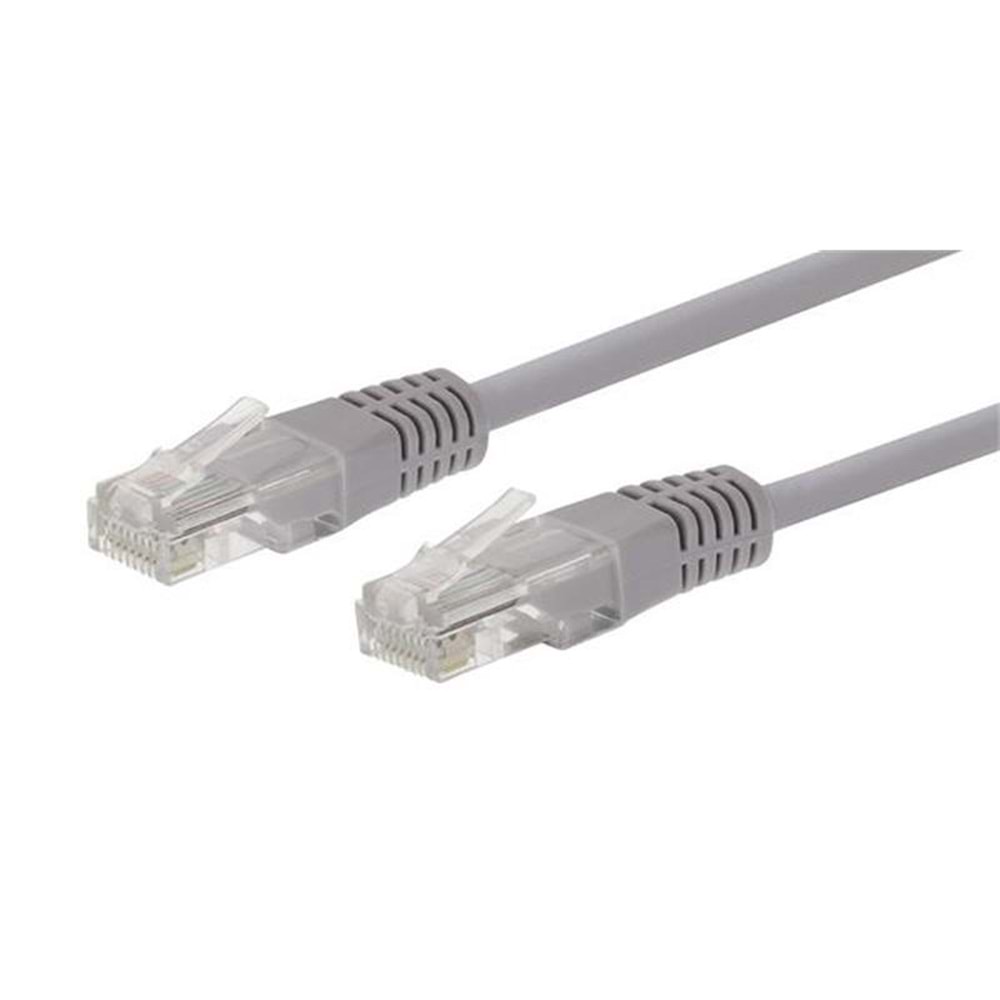 URANIUM CAT6 UTP LSZH PATCH CORD 26AWG 250MHZ 0.50M GRİ RENK 