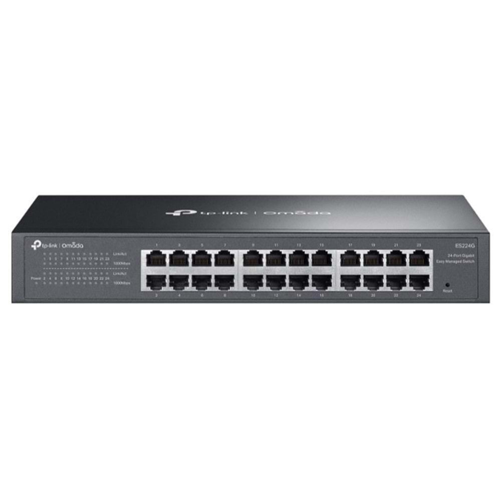 TP-LINK OMADA ES224G 24 PORT GIGABIT EASY YÖNETLEBİLİR METAL KASA SWITCH 