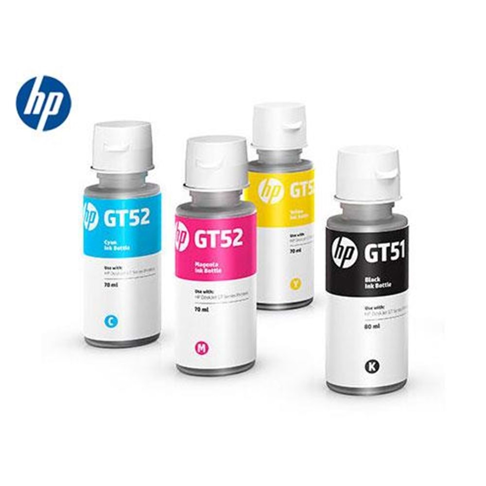 HP M0H56AE (GT52) YELLOW ŞİŞE MUREKKEP KARTUSU 