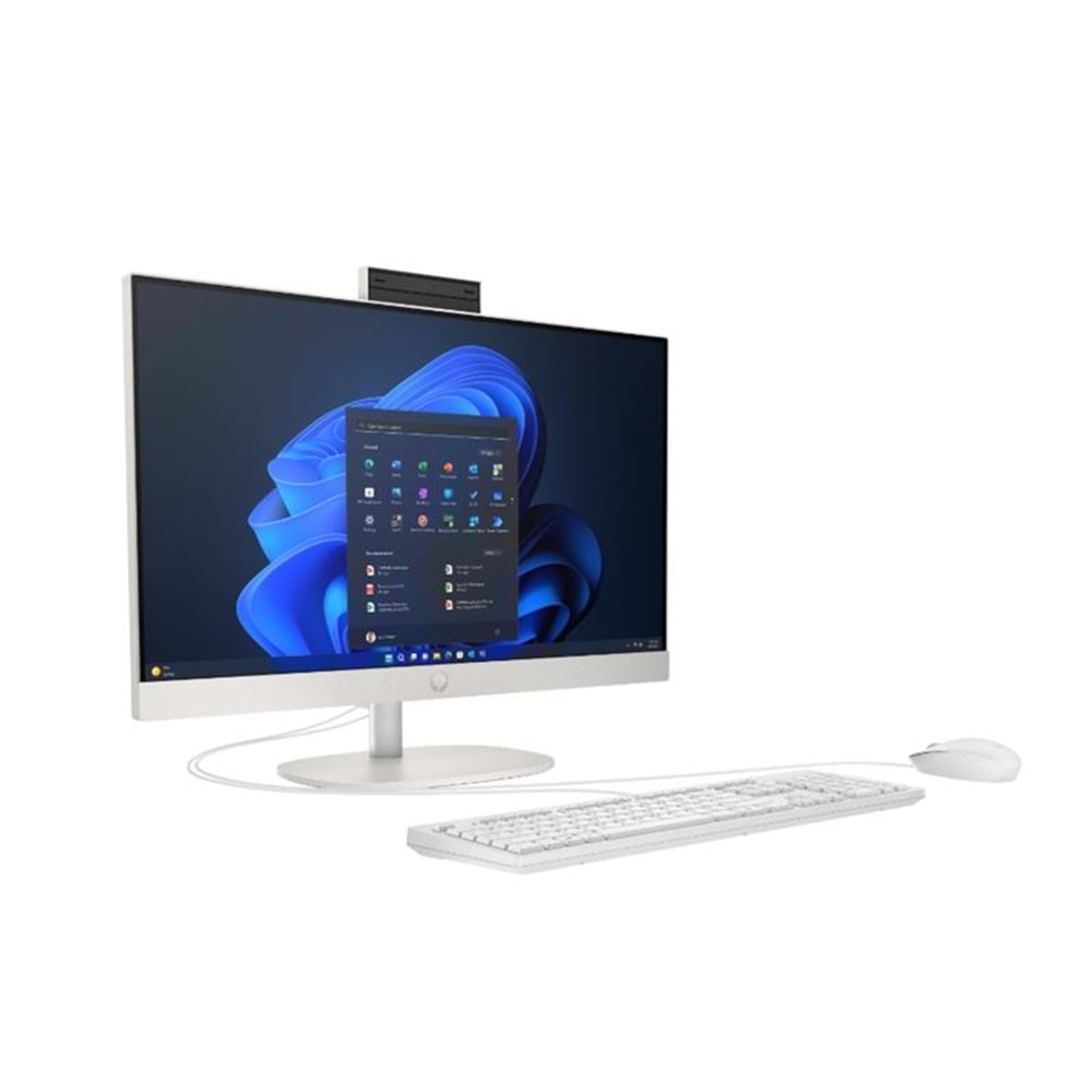 HP AIO PRO 240 G10 A54Z6ET INTEL ULTRA 5-125U 16GB 512SSD 23.8 BEYAZ W11PRO 