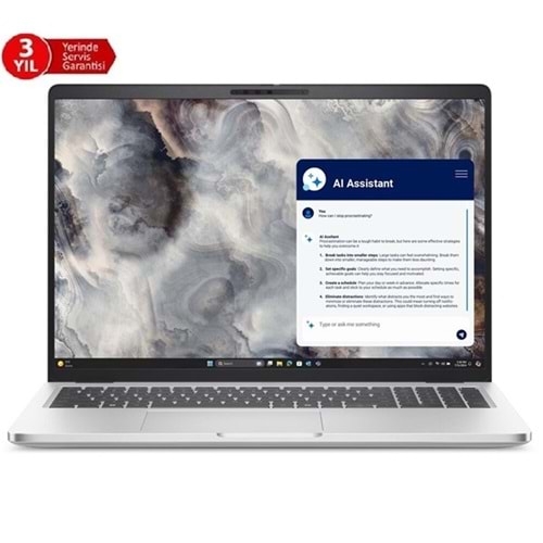 DELL NB PRO 16 ULTRA5 235U 32GB 512SSD DOS BTO106_PC16250_U (3 YIL YERİNDE GARANTİ) 